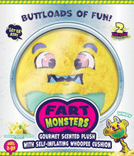 Load image into Gallery viewer, Scentco - Fart Monsters: Windy Plush Self-Inflating Whoopie Cushion, Pineapple-Scented
