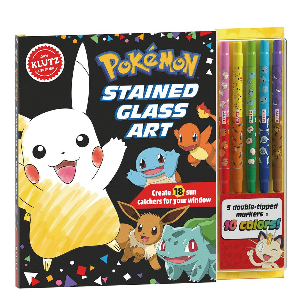 Klutz Pokémon Stained Glass Art Craft Kit