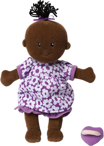 The Manhattan Toy Company - Wee Baby Stella Baby Doll with Purple Dress