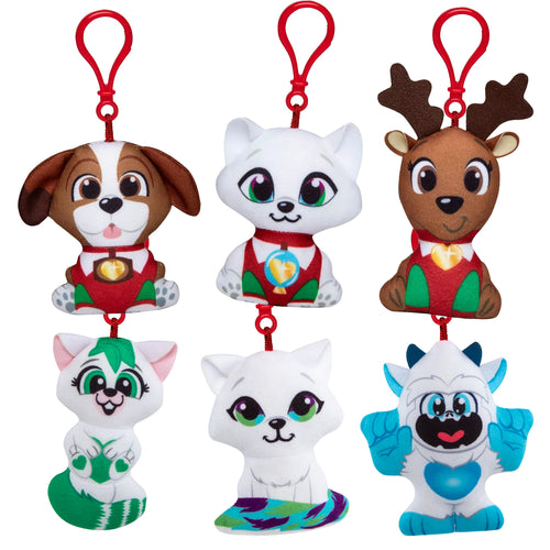 The Elf on the Shelf Elf Pets Minis, Set of 6: St. Bernard, Reindeer, Fox, Sno Biggie, Ogie, and Noorah