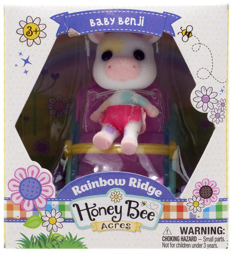 Honey Bee Acres - Rainbow Ridge Baby Flocked Figure, Baby Benji