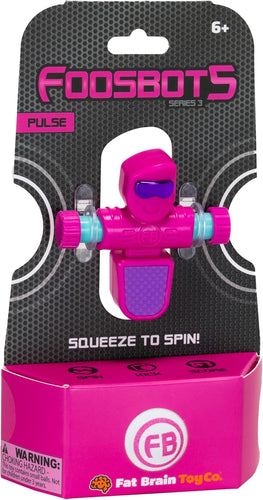 Fat Brain Toys - Foosbots Series 3, Single Player: Pulse Pink