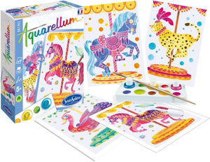 SentoSphere - Aquarellum Magic Canvas Mini: Horses
