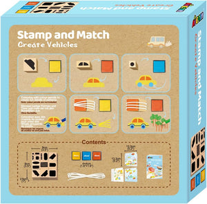 Avenir Stamp and Match: Create Vehicles