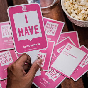 Never Have I Ever Paddles - Girl's Edition, 10 Count
