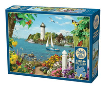 Load image into Gallery viewer, Cobble Hill 500 Piece Jigsaw Puzzle - By the Bay (Poster Included)
