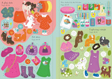 Load image into Gallery viewer, Usborne - Little Sticker Dolly Dressing Activity Book: KITTENS