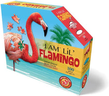 Load image into Gallery viewer, Madd Capp LiL&#39; FLAMINGO Jigsaw Puzzle, 100 Pieces