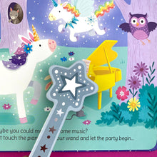 Load image into Gallery viewer, Usborne Wand Books - Enchanting Interactive Board Book with Magical Wand: Unicorn Magic