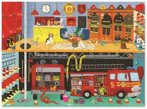 Crocodile Creek Fire Station Puzzle, 24-Pieces