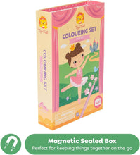 Load image into Gallery viewer, Schylling - Tiger Tribe: Ballet Coloring Set - Take Along Travel Art Kit
