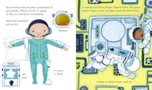 Load image into Gallery viewer, Usborne Peek Inside Touch-and-Feel Board Book: SPACE