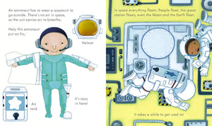 Usborne Peek Inside Touch-and-Feel Board Book: SPACE