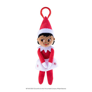 The Elf on The Shelf - Plushee Pals Mini Clip-on Set of 4: Classic Light Boy & Girl, Dark Boy & Girl