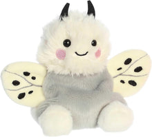 Load image into Gallery viewer, Aurora® Adorable Palm Pals™ Astra Moth™ Stuffed Animal - Pocket-Sized Play - Collectable Fun - White 5 Inches