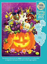 Load image into Gallery viewer, Cobble Hill 350 Piece Family Jigsaw Puzzle - Tricky Treats (Poster Included)