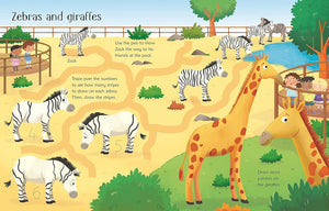 Usborne Wipe-Clean Activity Book: ZOO ACTIVITIES