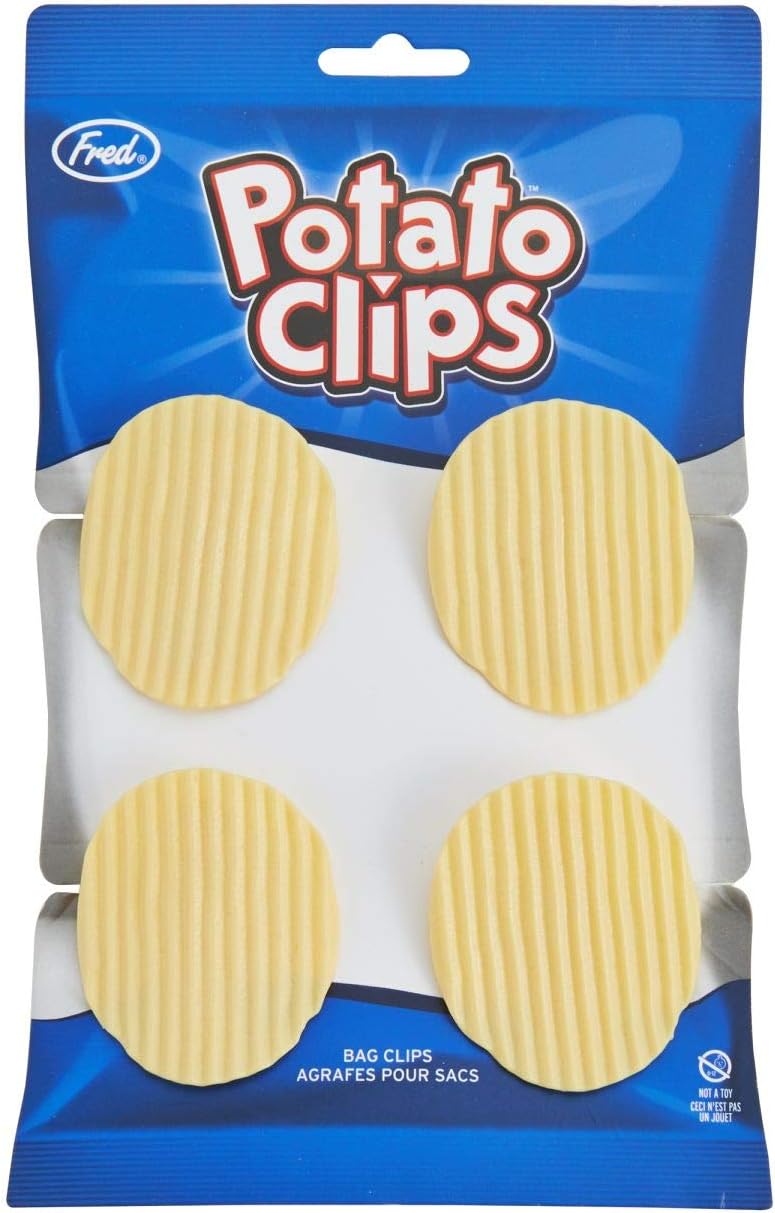 Fred & Friends Bag Clips, Set of 4 - Potato Clips