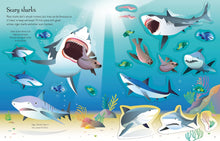 Load image into Gallery viewer, Usborne First Sticker Book - SHARKS and RAYS