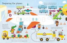 Load image into Gallery viewer, Usborne Wipe-Clean Activity Book: AIRPORT ACTIVITIES