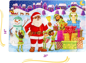 Upbounders Kids Christmas Floor Puzzle - Santa's Helper, 48 pieces