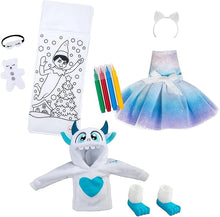 Load image into Gallery viewer, The Elf on the Shelf Bundle: DIY Sleeping Bag, Noorah Dress &amp; Yeti Hoodie