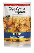 Load image into Gallery viewer, Fisher&#39;s Popcorn | Old Bay Seasoned Caramel Flavor | 10oz Bag | 4-Pack