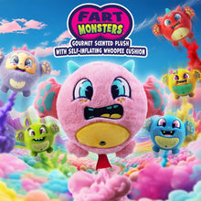 Load image into Gallery viewer, Scentco - Fart Monsters: Fizzler Plush Self-Inflating Whoopie Cushion, Lemon/Lime-Scented