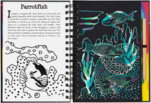 Load image into Gallery viewer, Scratch &amp; Sketch Coral Reefs (Trace Along) (Scratch and Sketch Trace-Along) Hardcover Spiral-Bound
