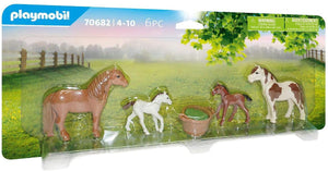 PLAYMOBIL Country 2 Ponies with 2 Fawns