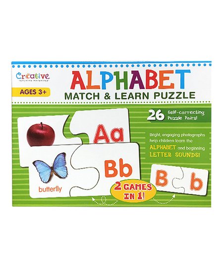 Alphabet Words Match and Learn Puzzle