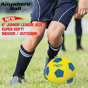 Thin Air Brands Kids Foam Soccer Ball - Super Soft for Junior Soccer - Yellow
