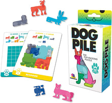 Load image into Gallery viewer, Brainwright Cat STAX The Perrfect Puzzle, Dog Pile The Pup &amp; Sea STAX The Deep Sea Creature Shaped Pattern Puzzle Packing Game