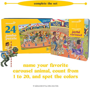 Upbounders: Carousel Animals Numbers & Colors - Board Book