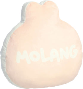 Aurora Molang Squishy Plush Toy - 14" with Pink and White Accents