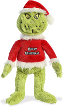 Load image into Gallery viewer, Aurora Christmas Set of 3: 18&quot; Max with Antler, 12&quot; Cindy-Lou who and 18&quot; Merry Grinchmas Grinch with Drawstring Bag