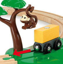 Load image into Gallery viewer, BRIO World Safari Railway Set, Toy Train with Accessories