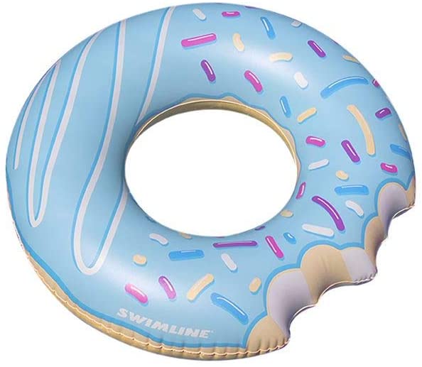 Swimline Donut Ring Pool Float Blue 42