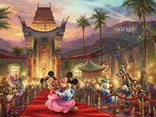 Load image into Gallery viewer, Ceaco Thomas Kinkade The Disney Collection Mickey and Minnie Hollywood Jigsaw Puzzle, 750 Pieces