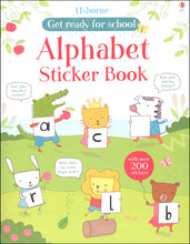 Load image into Gallery viewer, Usborne Get Ready for School Alphabet Sticker Book Paperback