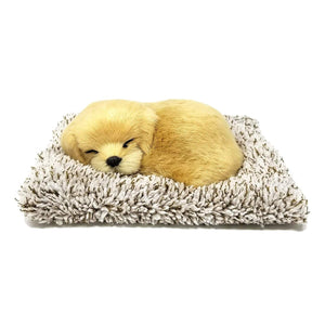 Perfect Petzzz Golden Retriever Dog and Golden Retriever Puppy with Food and a Myriads Drawstring Bag
