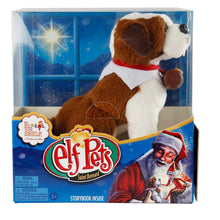Load image into Gallery viewer, The Elf on the Shelf Christmas Tradition Pets St. Bernard &amp; DVD Santa&#39;s St. Bernards Save Christmas