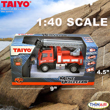 Load image into Gallery viewer, Thin Air Brands Remote Control R/C Fire Truck, 1:40 Scale, Red, 2.5GHz Transmission Frequency