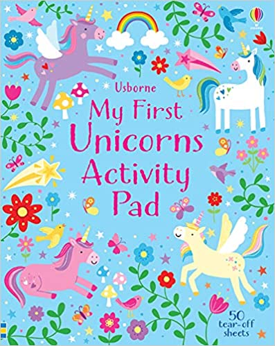 Usborne My First Unicorns Activity Pad Paperback Book