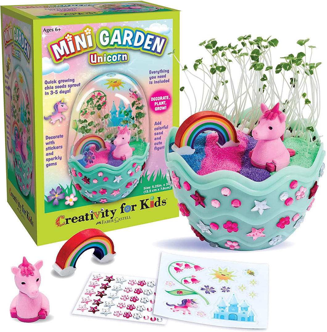 Creativity for Kids Mini Garden: Magical Unicorn - Unicorn Gifts for Girls and Boys Age 6-8+, Unicorn Arts and Crafts for Kids