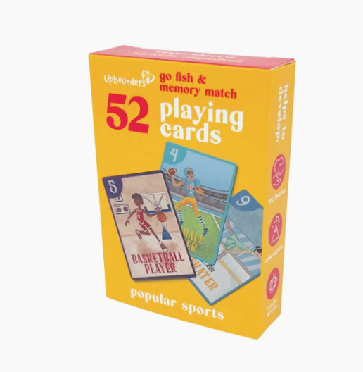 Upbounders® Popular Sports - Go Fish! Playing Cards