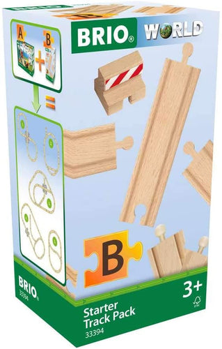 BRIO World Starter Track Pack, Wooden Train Tracks