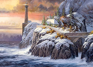 Cobblehill 1000 pc Winter Lighthouse Puzzle