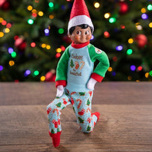 Load image into Gallery viewer, The Elf on the Shelf Claus Couture 2021 Complete Set of 5: Magifreez Tiny Tiding Tutu &amp; Holiday Hipster, Yummy Cooke Nightgown &amp; PJs, Elf Care Kit and Exclusive Joy Bag