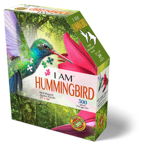 Madd Capp I AM HUMMINGBIRD Animal-Shaped Jigsaw Puzzle, 300 Pieces